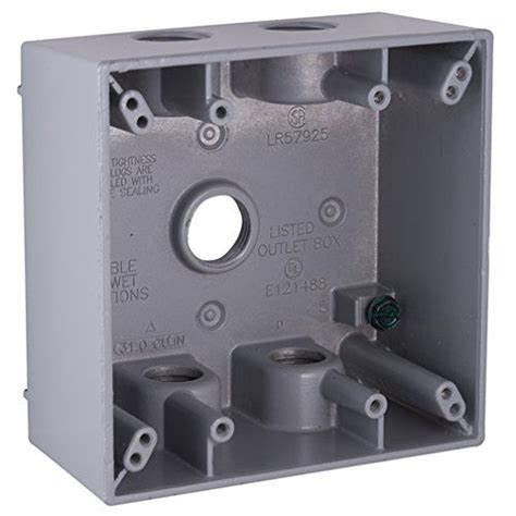 2 gang rain tight junction box|Bell Outdoor 5337.